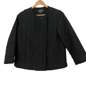 Northern Reflections Collarless Quilted Jacket